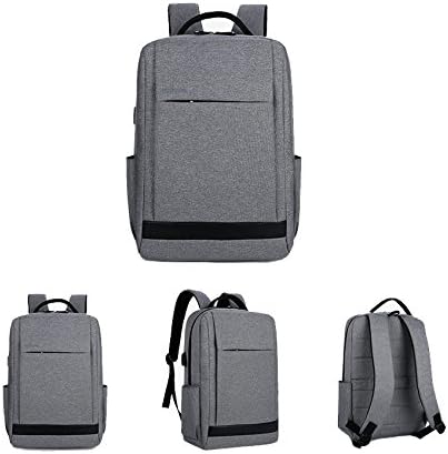 Business Water Resistant Polyester Laptop 15.6 inch Anti-Theft Computer Backpack (GREY)