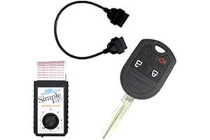 CAR KEYS EXPRESS Simple Key Programmer Bundle with Key(s) and Cord - Designed for for Ford and Lincoln Vehicles: Program Key Yourself