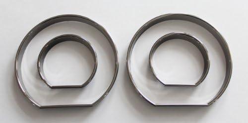 BMW E46 3-Ser Black Chrome Color Snap on Gauges Rings for Instrument Cluster