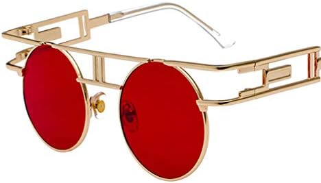 Metal Frame Steampunk Sunglasses Women Men Round Gothic Sunglasses Vintage Eyeglasses UV400