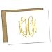 Personalized Large Monogram Notecard Set with Envelopes - Monogrammed Notecards - Notecard Gift Set