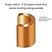 25 Ft. of 3/16 in Copper-Nickel Coil Brake Line Flexible, Easy to Bend Replacement Tubing Kit (Includes 16 Fittings) -Inverted Flare, SAE Thread