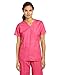 WonderWink Women's Peek-A-Boo Top, Hot Pink, Medium