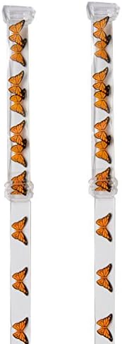 Comfortable Silicone Adjustable Straps RK 138 With Decorative Butterfly Pattern by Julimex