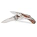 WORKPRO 2-piece Folding Pocket Knife Set with Wood Handle (3 inch Blade and 2-3/8 Inch Blade), for EDC and Outdoor Activities