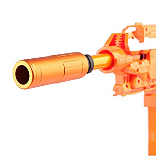 MAUBHYA WORKER AAC CQB Metal Suppressor Front Tube For Nerf N-strike Elite Retaliator Toys Accessory