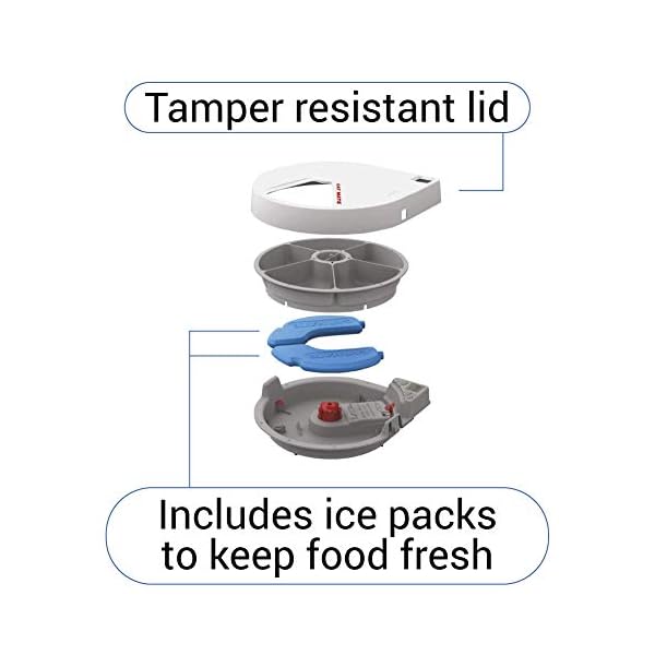 Cat-Mate-C500-Automatic-Pet-Feeder-Cat-or-Small-Dog-Bowl-with-Digital-Timer-For-Wet-or-Dry-Pet-Food-5-Meal-Carousel-up-to-330g-in-Each Cat Mate C500 Automatic Pet Feeder | Cat or Small Dog Bowl with Digital Timer | For Wet or Dry Pet Food, 5 Meal Carousel…