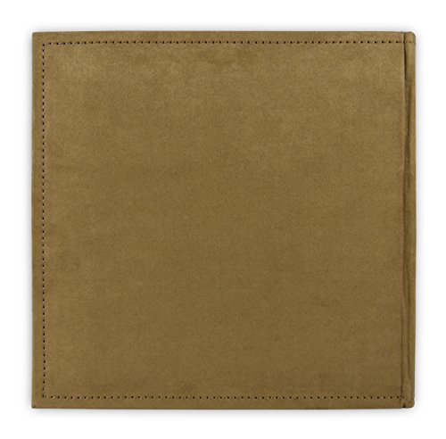 Golden State Art, Photo Album Brown Suede Cover, Holds 200 4x6 Pictures