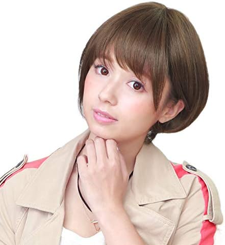 Amazon ウィッグ ショート 手植え アミーショート ウィッグランドオリジナルブランド Sarahナチュラル ショートウィッグ Sab アッシュブラウン フルウィッグ 通販