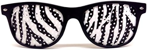 Black Zebra Billboard Wayfarer Sunglasses