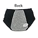 Women Menstrual Period Briefs Sanitary Leakproof Briefs & Postpartum Easy Clean Bleeding Protective Panties-3 Pack (M, Black)