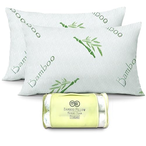 OMEO Shredded Memory Foam Bamboo Pillow