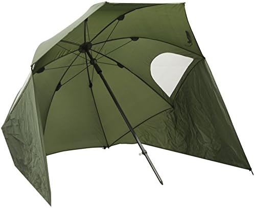 Michigan Fishing Umbrella Shelter with Top Tilt Tent/Brolly/Bivvy with FREE Carry Bag, Olive Green, 75" or 86"