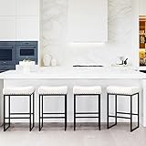 LUE BONA Counter Height Bar Stools 24" Square