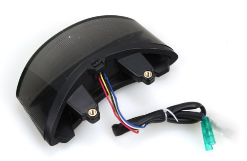 2008-2010 Triumph Speed Triple Integrated Sequential LED Tail Lights Smoke Lens