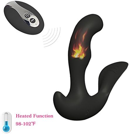 Vibrator Sex Toy for Women Men Anal Plug Wireless Remote Control Personal Wand Massager Powerful Speed Vibrating Male Prostate Massage Heating Rechargeable Waterproof Cordless (Remote Control)