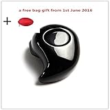 Doinshop New Ultra-small Earbud S530 4.0 Stereo Bluetooth Headset Earphone Mini (black)