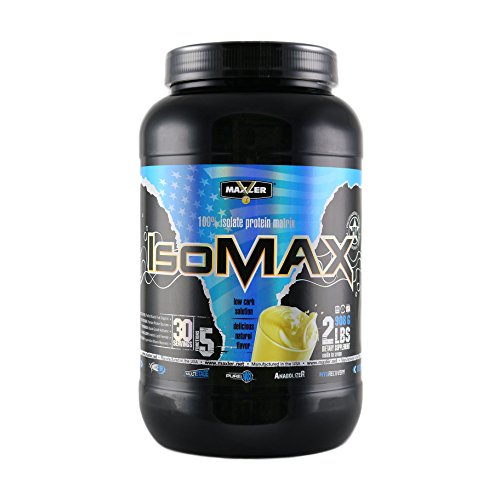 IsoMax | Vanilla Ice Cream | Premium Isolate Protein Powder | High Protein, Low Carb, Low Fat, Zero Sugar, Plus+ BCAA (2-Pounds)