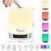 LED Wireless Speaker,ELEGIANT Portable Wireless Speaker,LED Bedside Table Lamp,Dimmable Night Light with Touch Control,Alarm Clock, Hands-Free Speakerphone with Mic,TF Card Function
