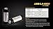Fenix FD40 1000 Lumen CREE LED variable beam Flashlight with ARB-L4-4800 26650 battery, ARE-X1 Charger and EdisonBright brand battery carry case