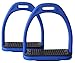 PRORIDER Horse Saddle English Composite Light Weight Stirrups 4-1/2″ Wide Blue 51113BLthumb 3