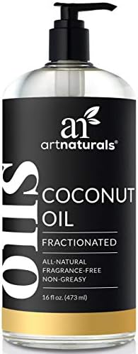 Artnaturals Premium Fractionated Coconut Oil (16 Fl Oz 473Ml) 100 Natural & Pure A Therapeutic Grade Carrier And Massage Oil A For Hair And Skin Or Diluting Aromatherapy Essential Oils