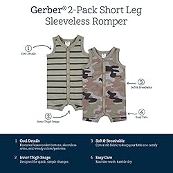 Gerber Baby Boy's 2-Pack Short Leg