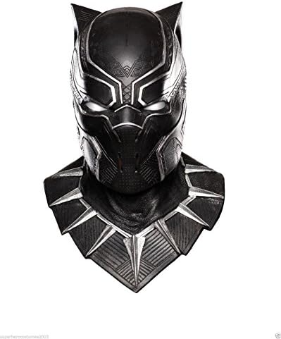 Captain America Civil War Black Panther Full Adult Overhead Latex Mask