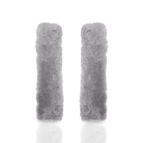 Zone Tech Gray Vehicle Comfortable Seat Belt Pad Traveling Bag Shoulder
Strap Cover Universal Fit Car Safety Seat Belt Cover- 2 Pk