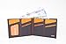 SlimFold Minimalist RFID Wallet - Thin, Durable, and Waterproof Guaranteed - Made in USA - Original Size Charcoal with Orange Stitching