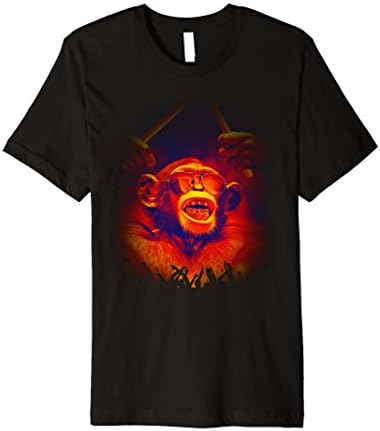 Mad Chimpanzee Drummer T Shirt for Men Women and Kids
