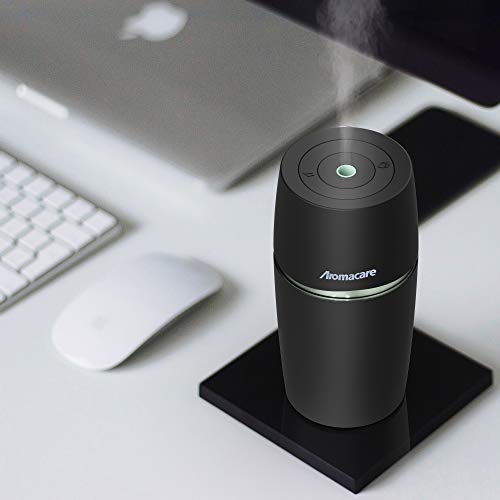 Aromacare 90ml Essential Oil Diffuser for Car, USB Car Diffuser,Portable Mini Car Cup Diffuser/Humidifier, Perfect Air Freshener for Vehicle, Travel Size, Black