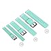 GadgetWraps 14mm Silicone Watch Strap / Band with Quick Release Pins (Mint Green, 14mm)