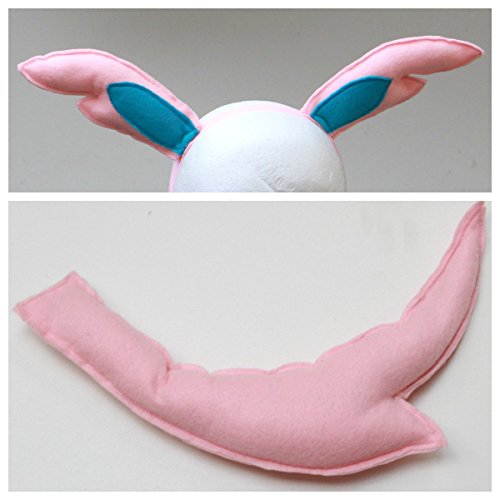 Sylveon ears and tail - pokemon Sylveon tail - Sylveon tail and ears
