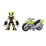 Playskool Heroes Marvel Super Hero Adventures Wolverine Figure with Claw Racer Vehicle
