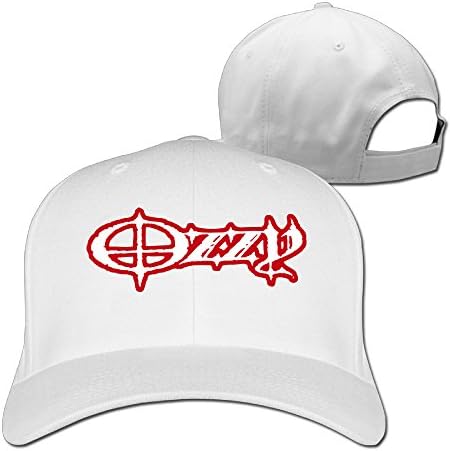Adjustable Adult Ozzy Osbourne Logo Cotton Plain White Peak Baseball Caphat&amp;Caps