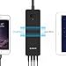 ORICO Surge Protector Power Strip, 2-Outlet Surge Protector Power Strip with 5Ft Power Cord 1700J with 4 USB Charger Ports - Charges Phones,Tablets, Home and Office - Black