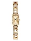 GUESS Women's Gold-Tone Crystal G Watch