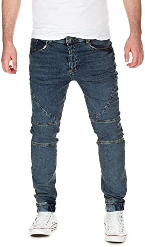 WOOSAH Sweatpants in Jeans-Look Yasuo, blue (11452), W29/L32