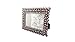 Rhinestone Jeweled Silver Pink & Clear 4 x 6 Picture Frame Vintage Antique Look