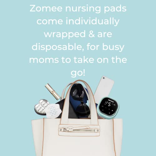 Zomee Nursing Pads, 100 Count Disposable Nursing Pads for Breastfeeding