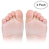 Metatarsal Pads, Loisuzn  Ball of Foot Cushions Forefoot Metatarsal Pads Gel Pad Sleeve for Men and Women Feet Pain Relief â€“ 2 Pairs