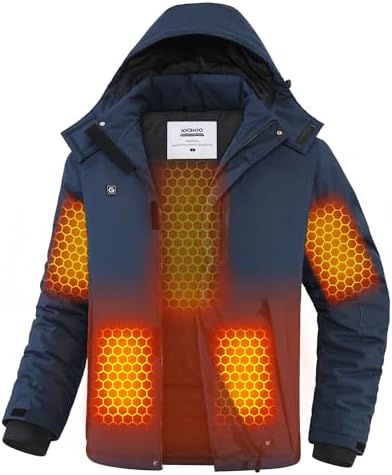 Amazon.com: VERGOO Graphene Mens Heated Jackets with Battery Pack