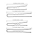 Hicarer 200 Pcs 2.4 & 2 Inches U Shaped Hair Pins with Storage Box Black and Brown for Women Hair Bobby Pins with Clear Storage Box
