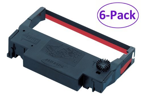 Bixolon (RRC-201BR-6) 6-Pack KD02-00057A Black/Red Ribbon Cartridge for SRP-275 & SRP-270 (GRC-220BR)