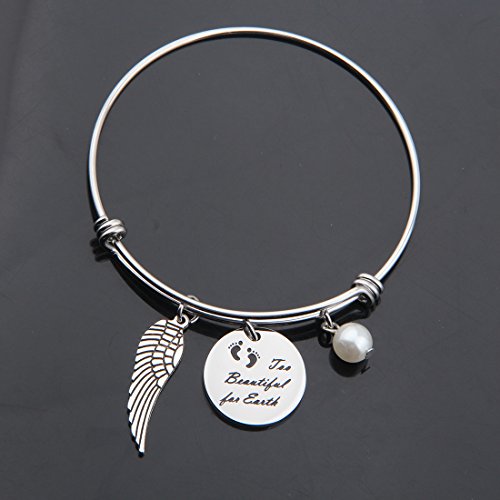 Baby Memorial Jewelry Miscarriage Bracelet Too Beautiful