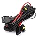 Kensun HID Conversion Kit Universal Single Beam Relay Wiring Harness - H1 H3 H7 H8 H9 H10 H11 9005 9006 5202 880 881 9140 9145
