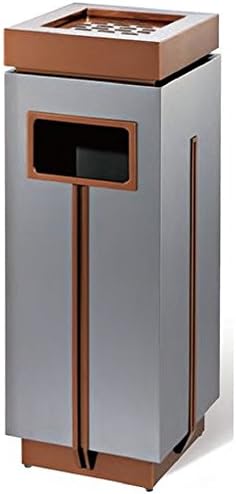 AMENITIES DEPOT 16 Gallon/60 Liter Finger Print Resistant Outdoor Indoor Stainless Steel Trash Can Garbage Bin(GPX-14A)