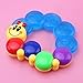 Baby First Soothing Teether Toys - Wishtime Baby Silicon Smoothing Freezer Teething Toys Caterpillar Links Water Filled Soft Chilled Teether for Baby, Infant, Newborn, BPA Free