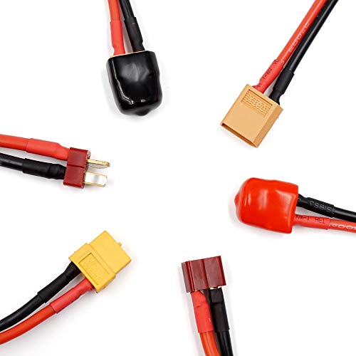 15 PCS XT60 Connector Rubber Cap Dean Plug Terminal Insulated Protective Cover Caps Case Sparkproof Charged/Discharged for Battery - Thumbnail 4
